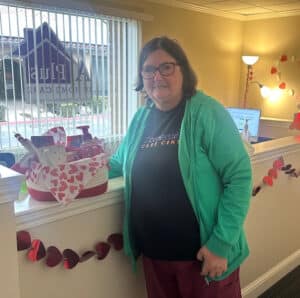 Cancer Care Fresno CA - A-Plus In Home Care's Valentine's Raffle Basket Winner